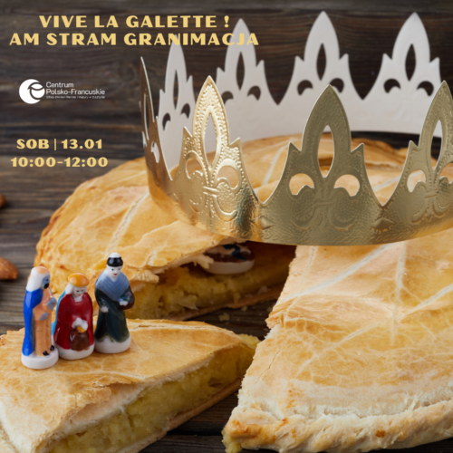 Ciasto galette des rois oraz figurki Trzech króli